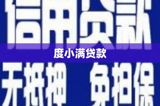 洞口度小满贷款