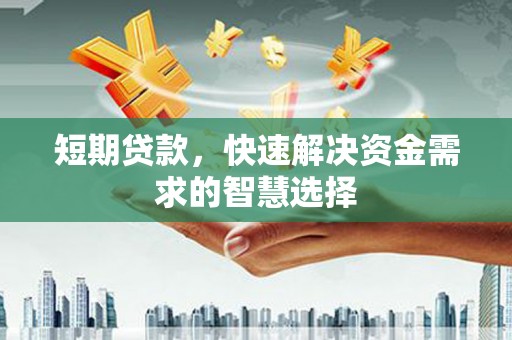 清城短期贷款，快速解决资金需求的智慧选择