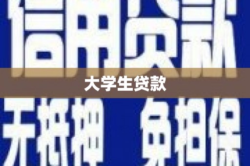 汝南大学生贷款