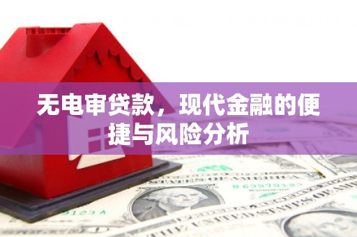 晋州无电审贷款，现代金融的便捷与风险分析