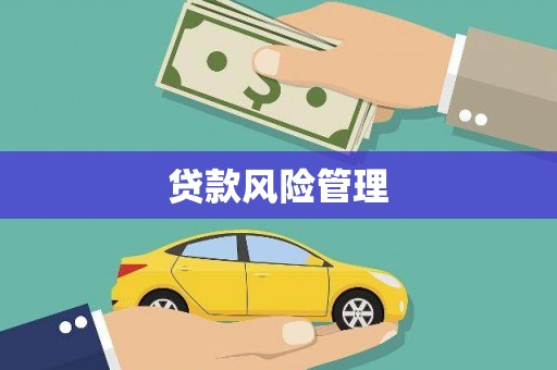 祁县贷款风险管理