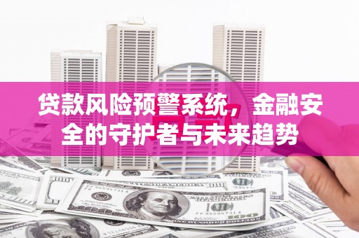沧源贷款风险预警系统，金融安全的守护者与未来趋势