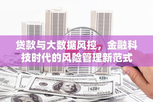 景谷贷款与大数据风控，金融科技时代的风险管理新范式