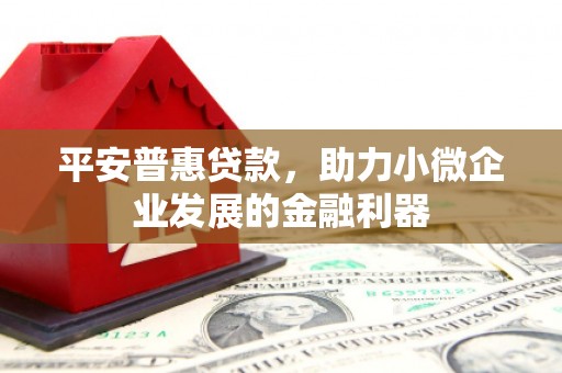 镇平平安普惠贷款，助力小微企业发展的金融利器