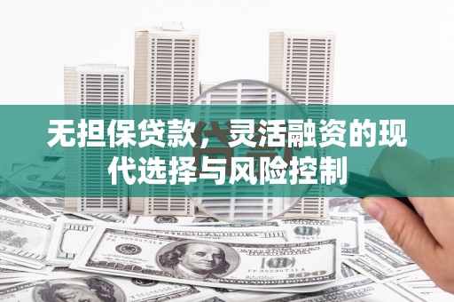 田寮无担保贷款，灵活融资的现代选择与风险控制