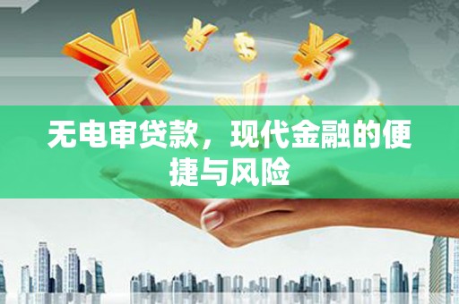 元谋无电审贷款，现代金融的便捷与风险