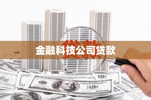 峨边金融科技公司贷款
