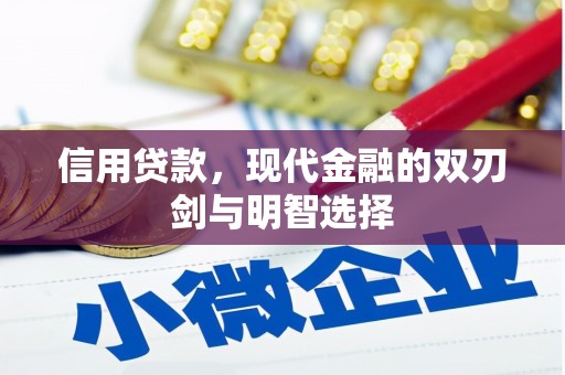 惠济信用贷款，现代金融的双刃剑与明智选择